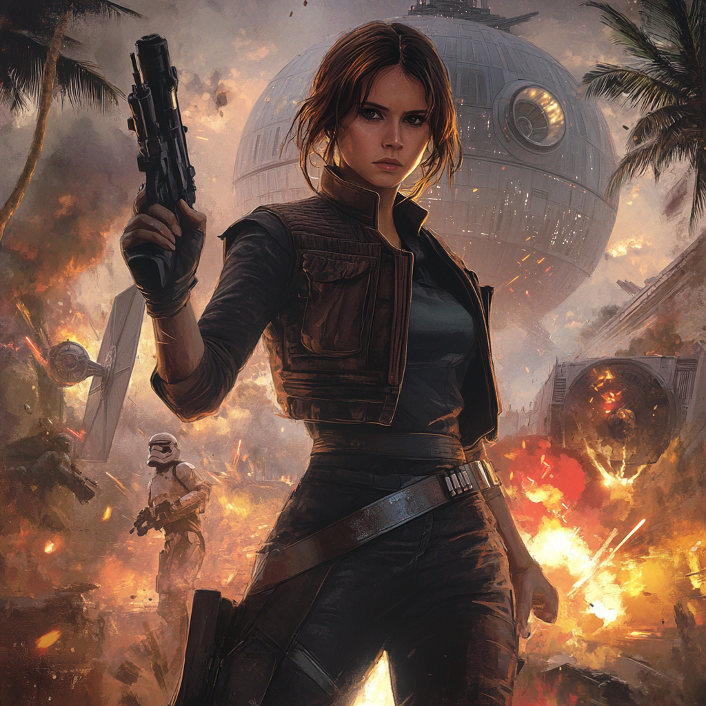 Jyn Erso: Die Rebellin, Die Die Pläne für den Todesstern Stole