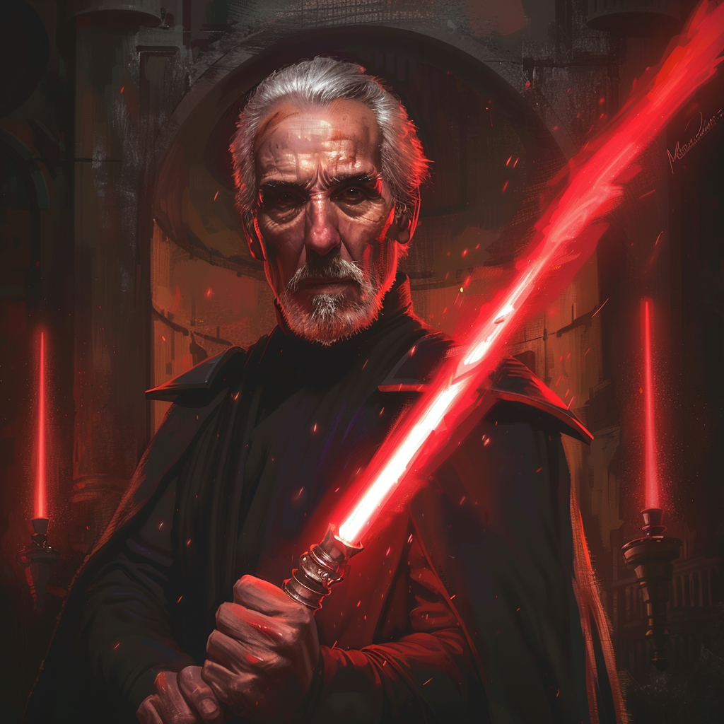 Der Edelmann der Sith: Count Dooku und Sein Krummgriff-Lichtschwert